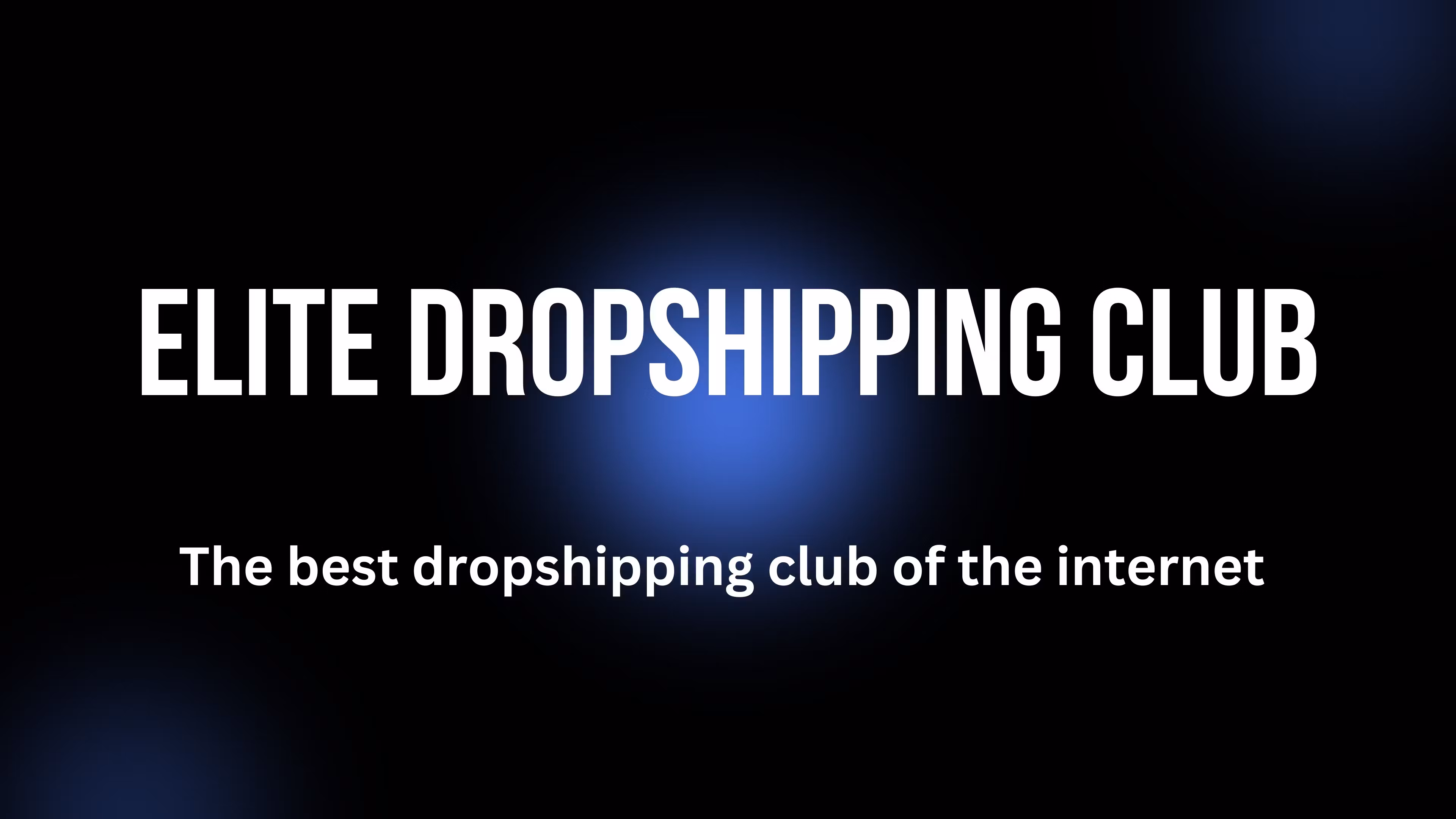 Elite Dropshipping Club