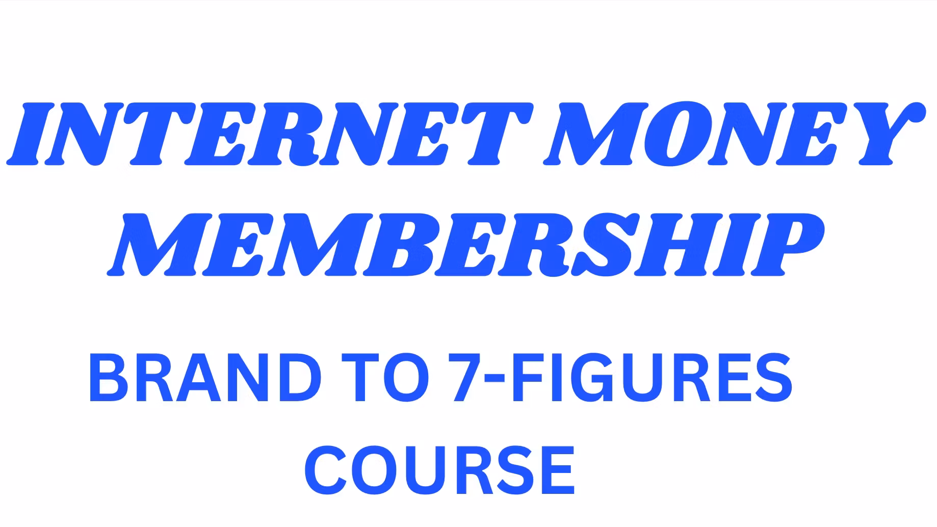 Internet Money Membership