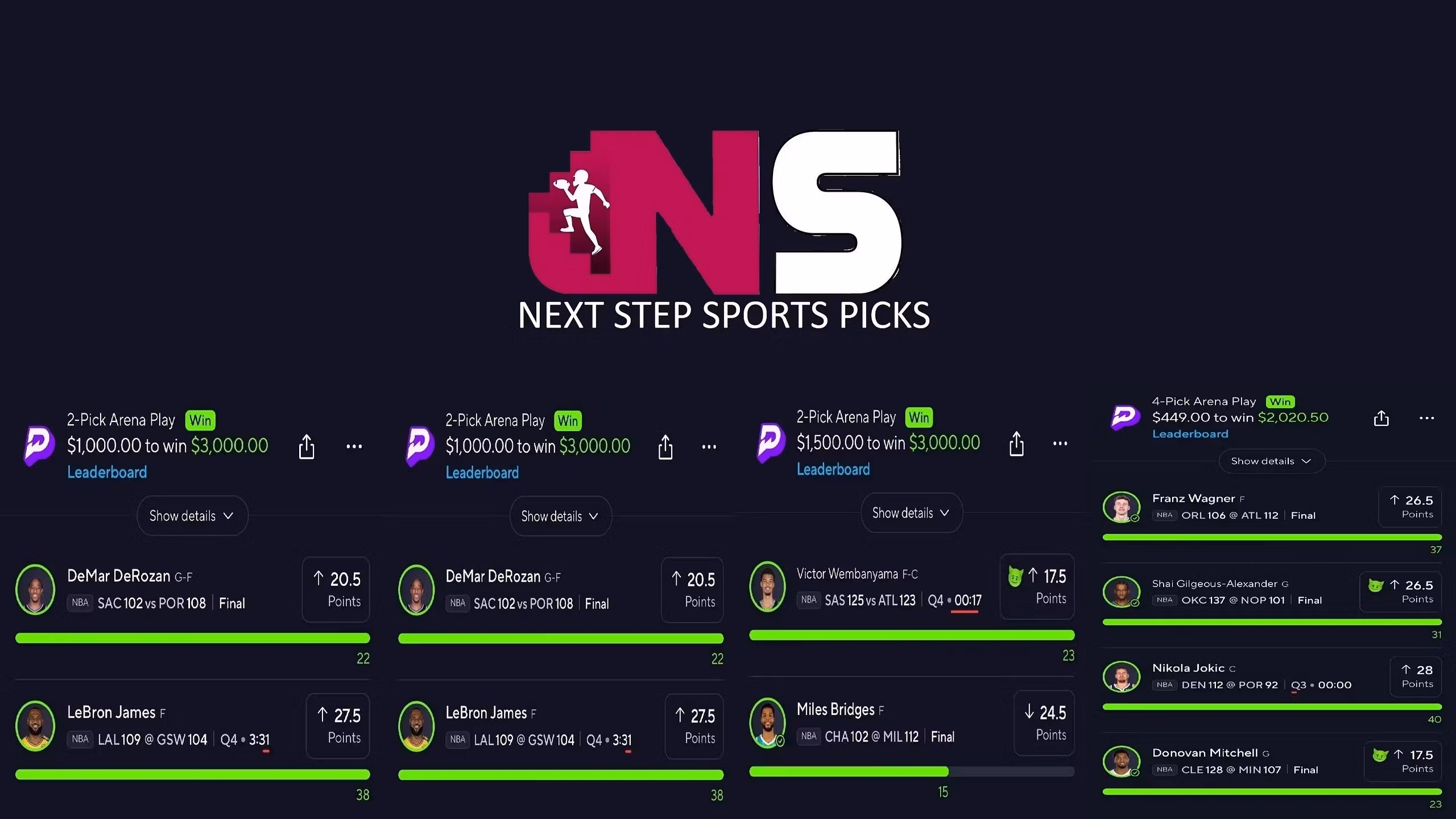 Next Step Sport Picks FREE