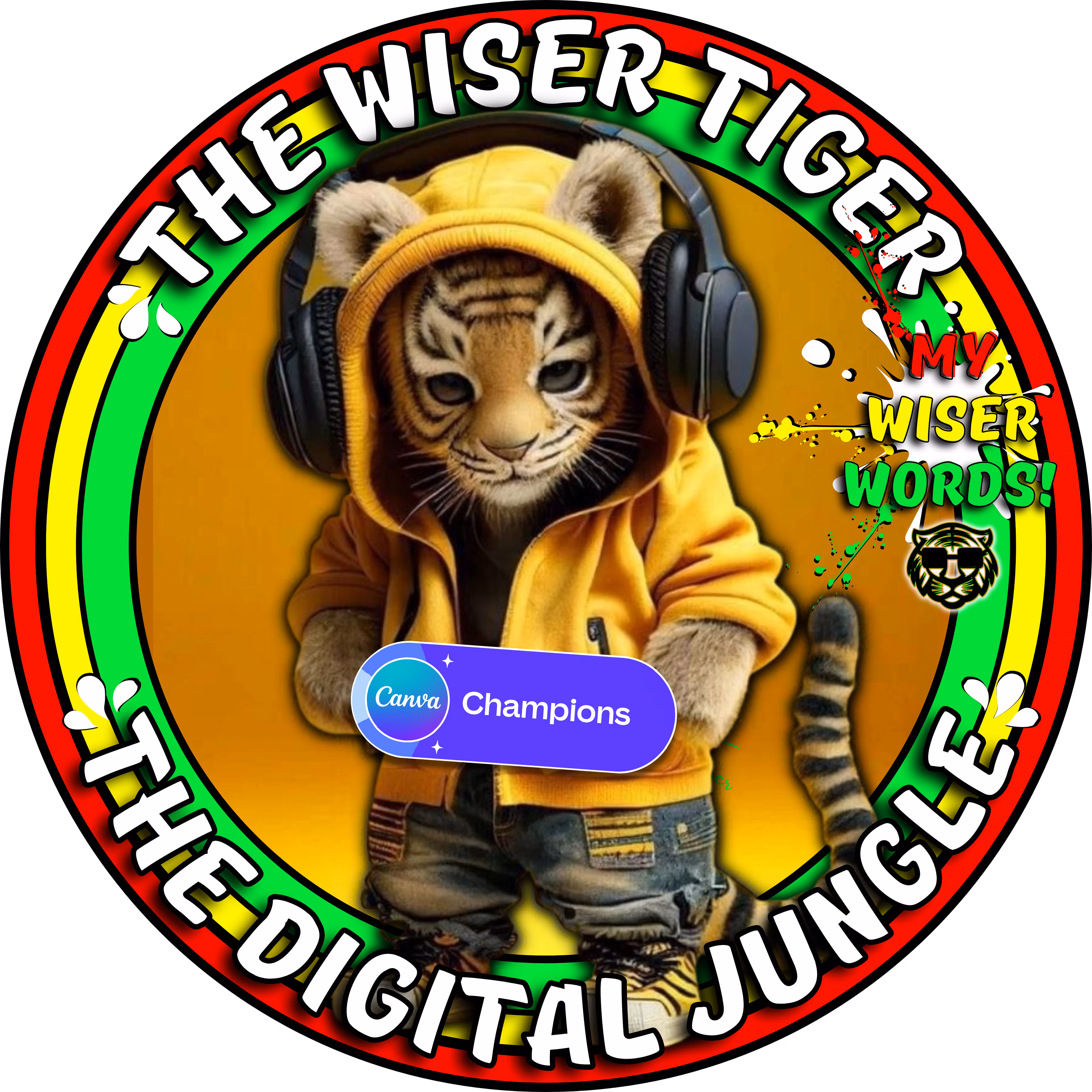 The Wiser Tiger Graphic Design