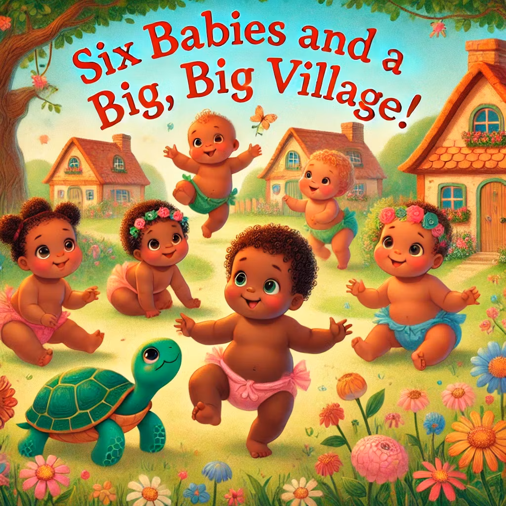 Six babies & a big big village