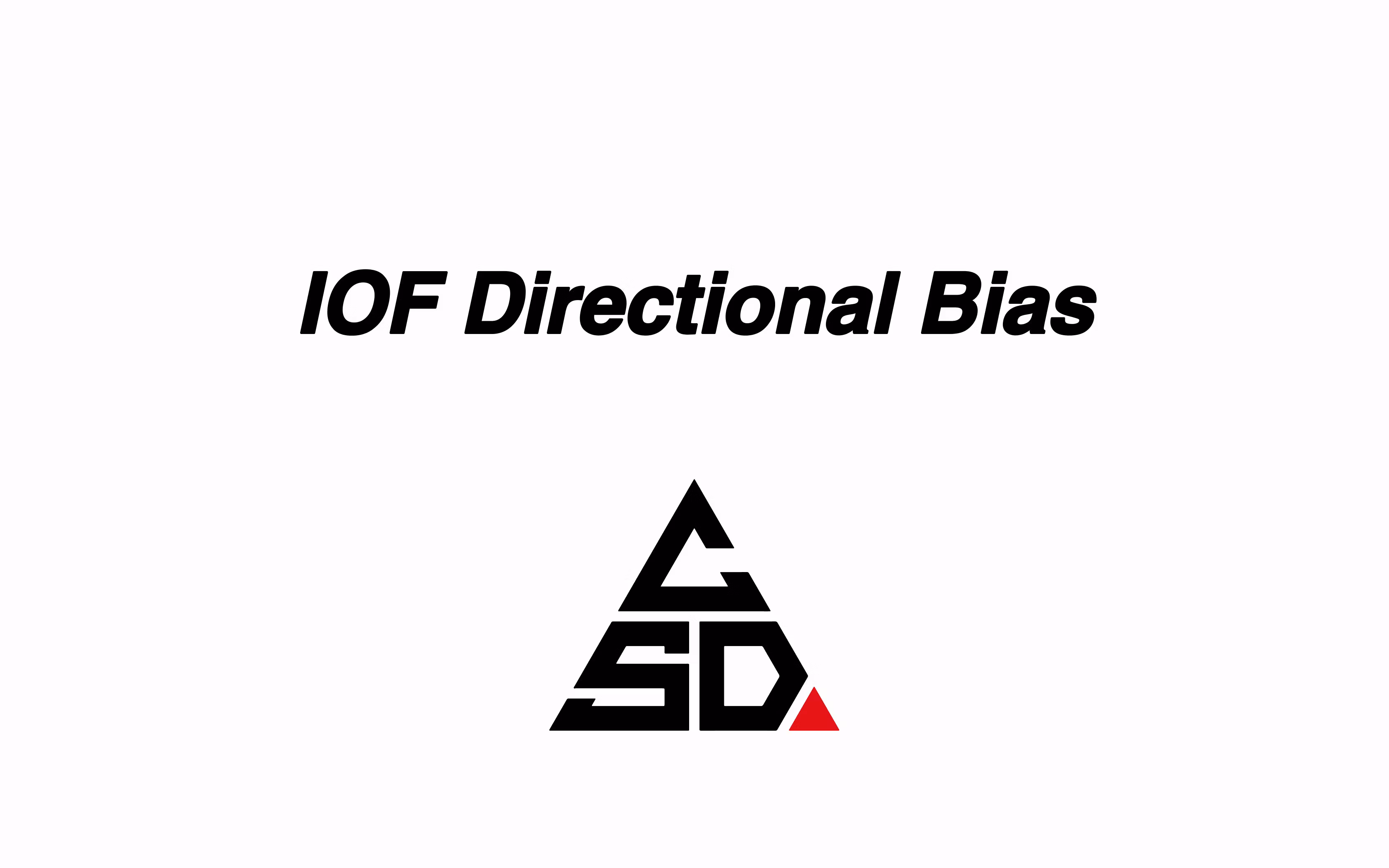 IOF directional Bias V2