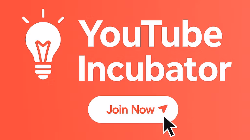 Incubator YouTube Money