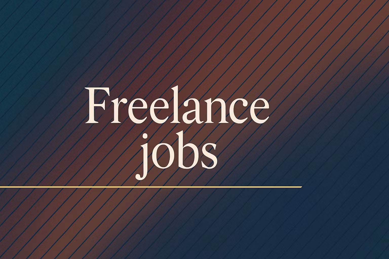 Freelance jobs