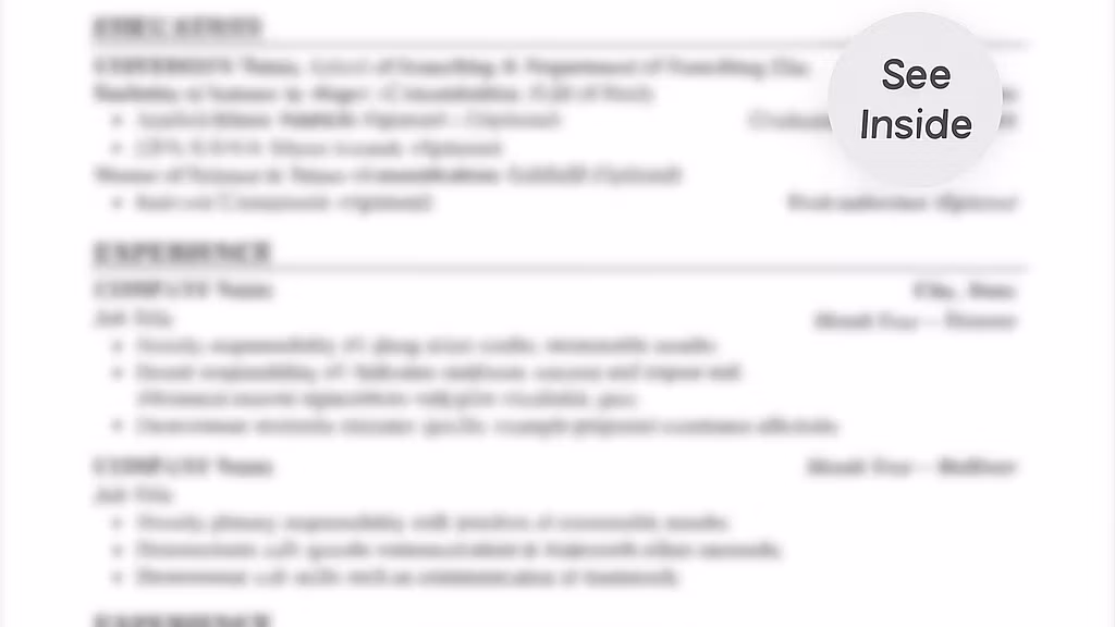 The Resume Cheat Code