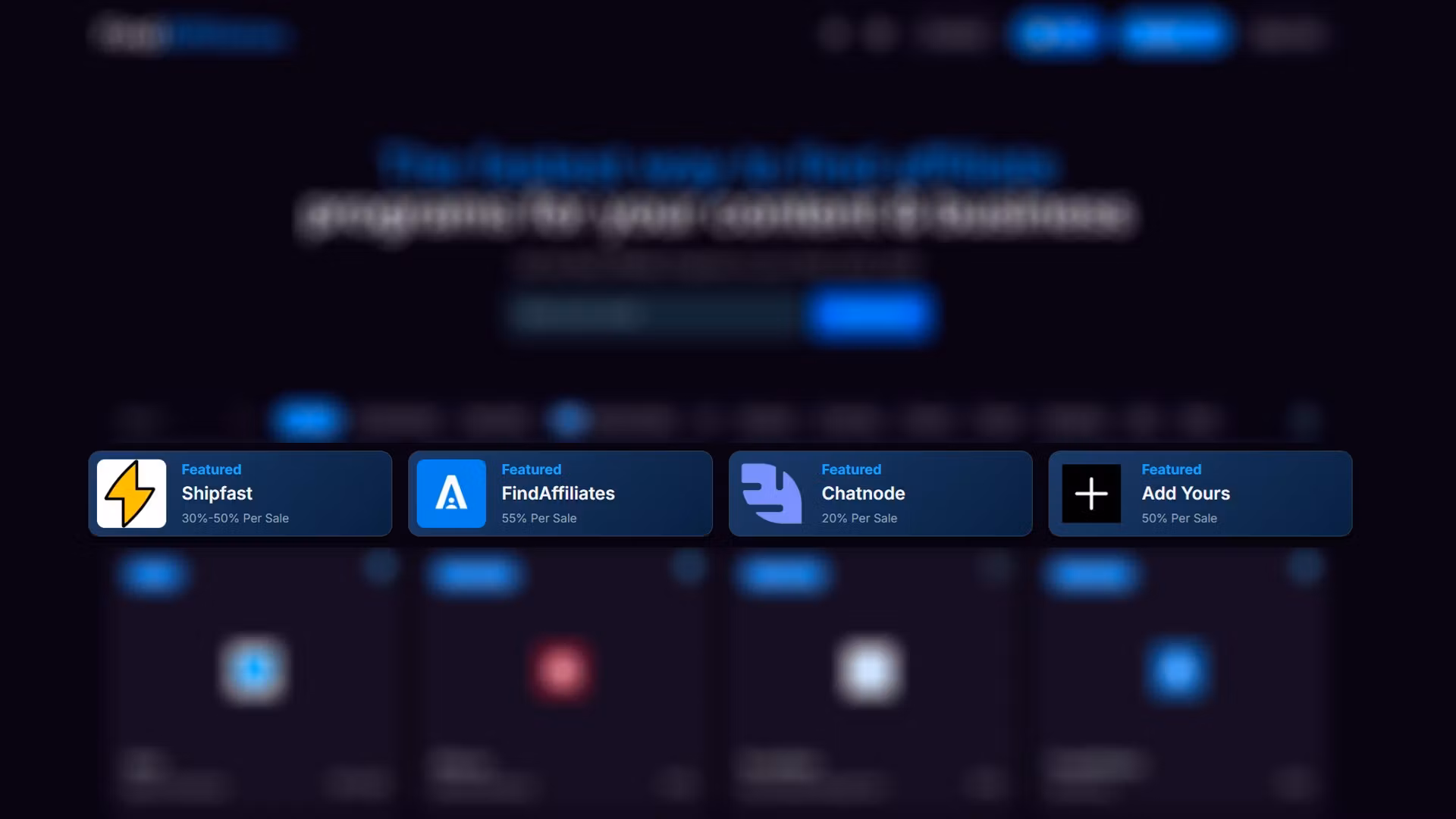 Aff. Program Top Advertising