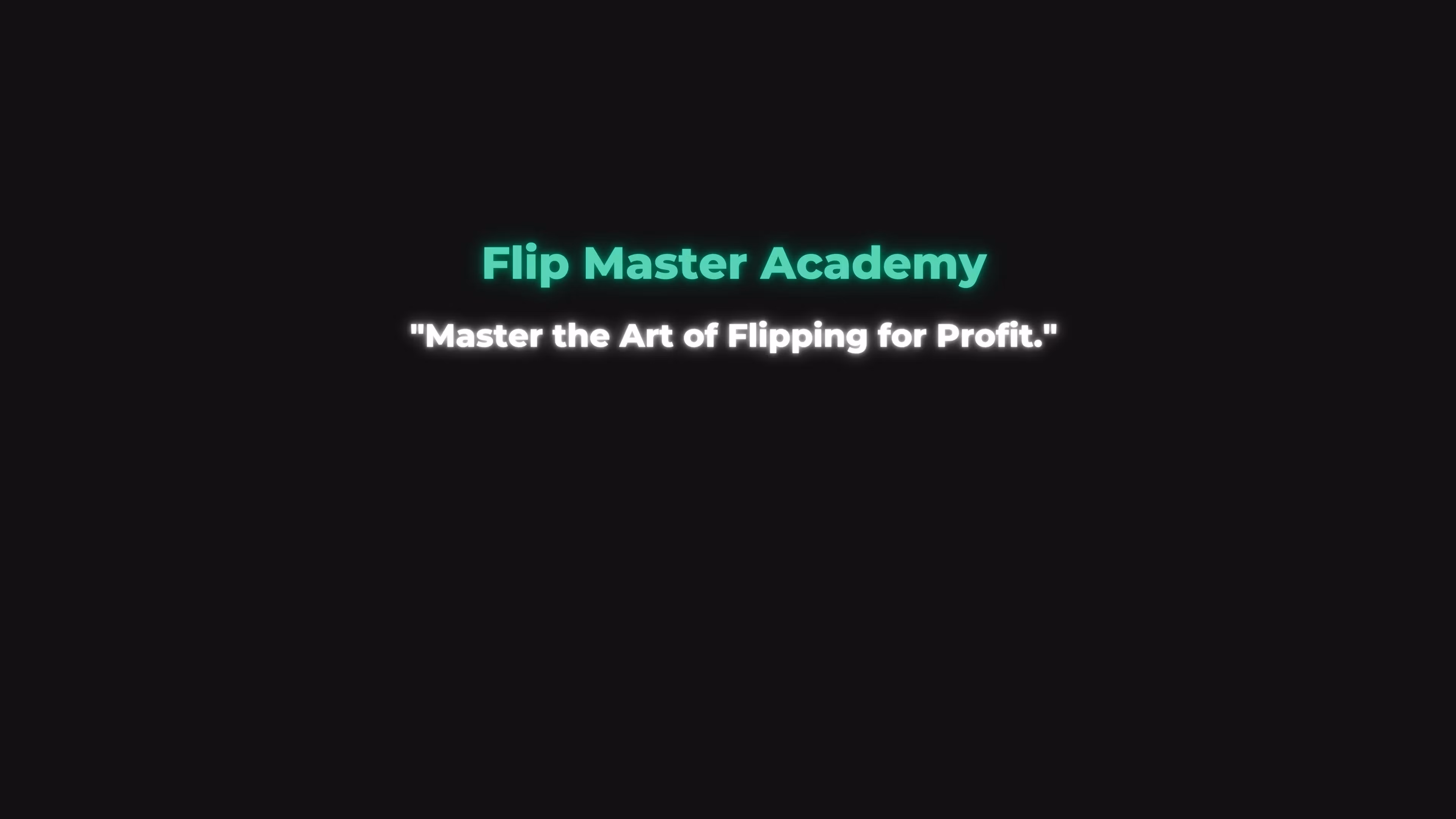 FlipMaster Academy