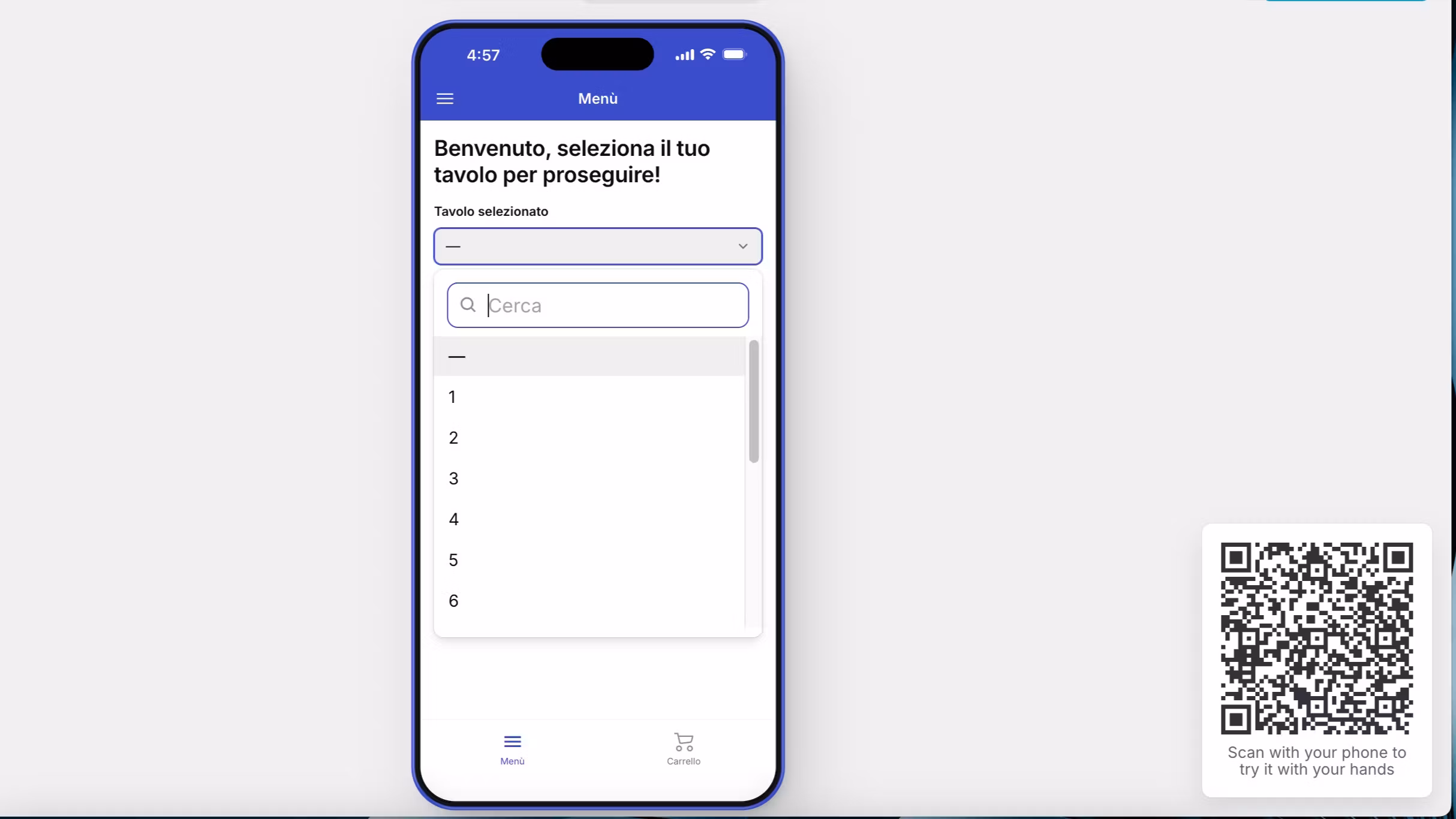 Servito - Smart digital menu