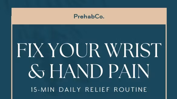 Wrist Pain Rehab Guide 