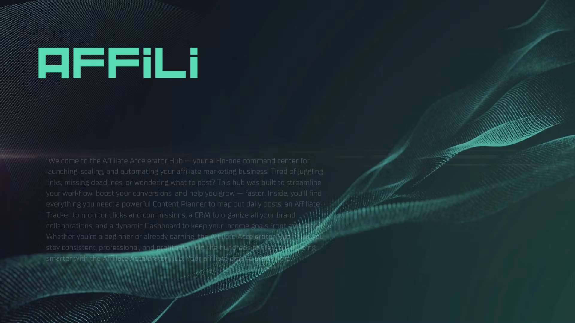 Affiliate Accelerator Hub