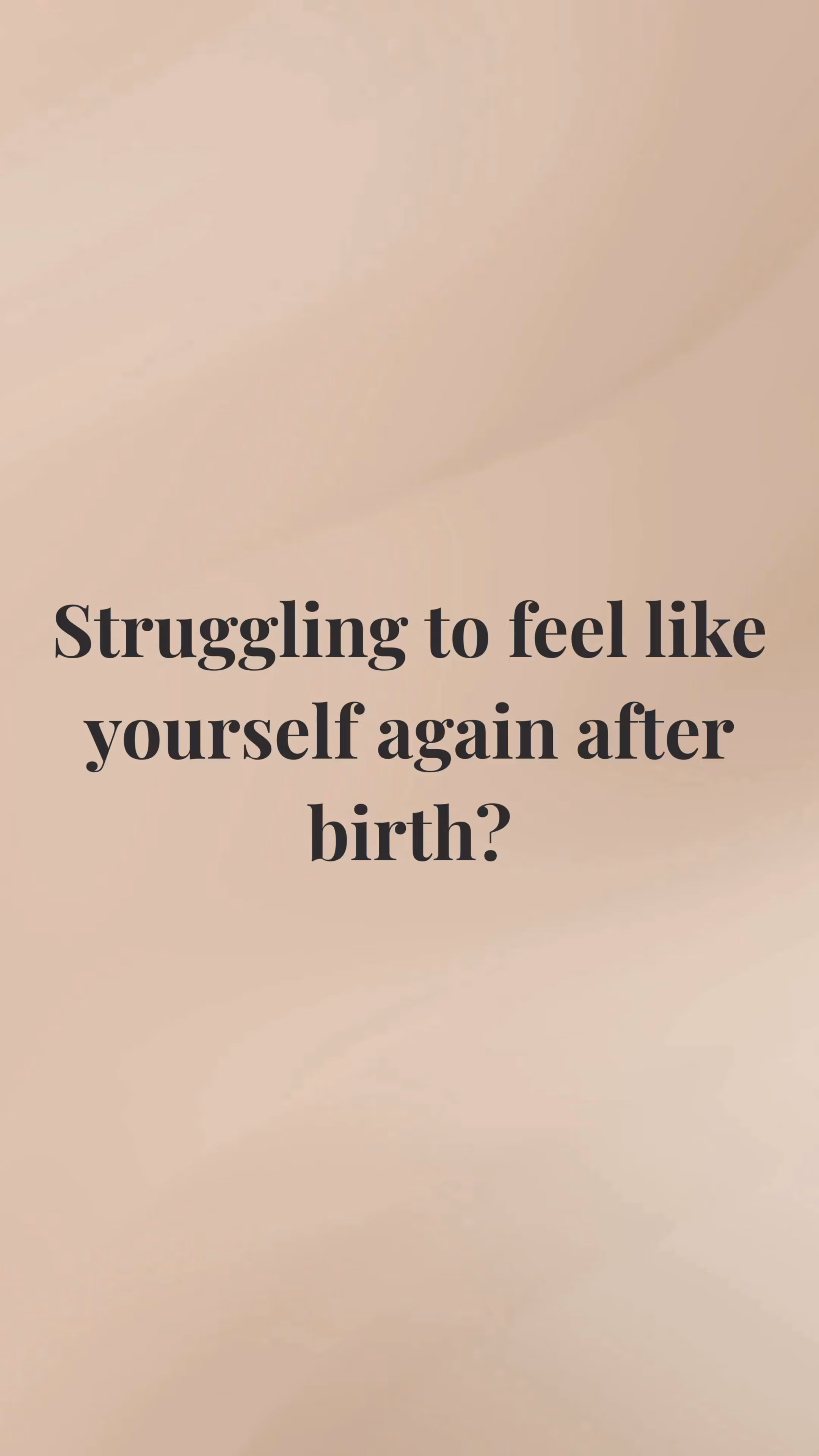 The Postpartum Reset