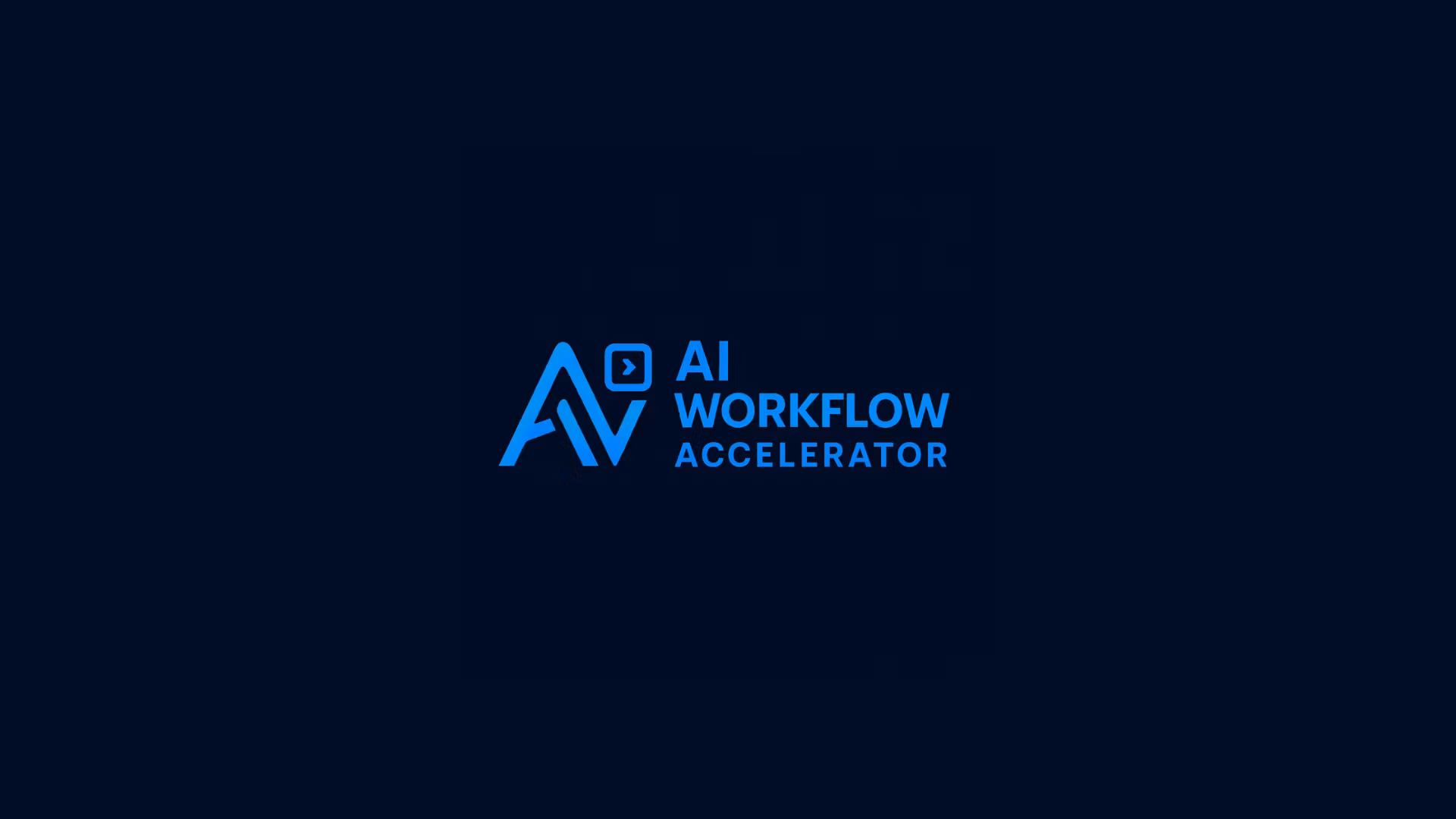 AI Workflow Accelerator