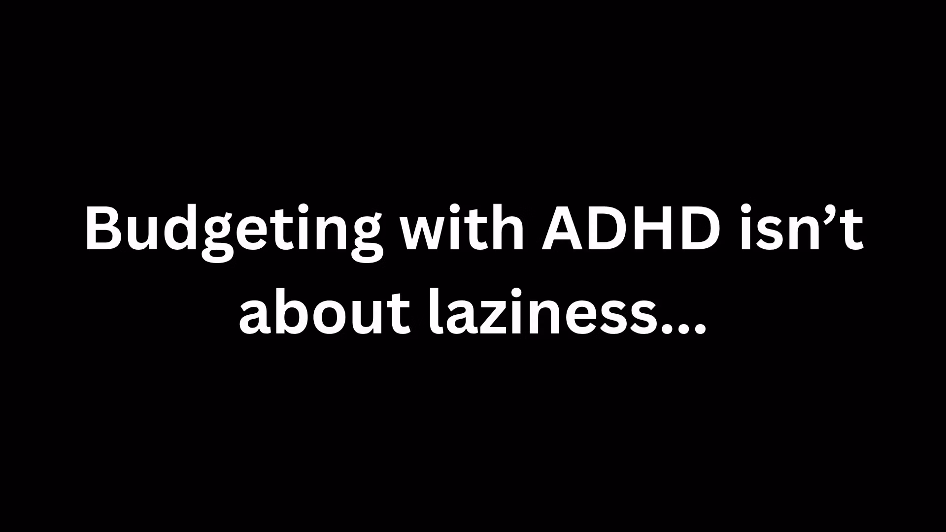 Budgeting for ADHD Minds