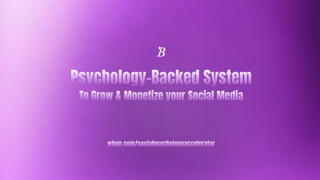 Social Psychology Accelerator 