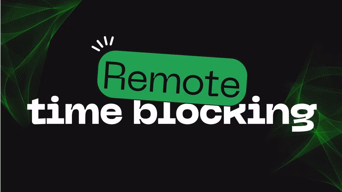Remote Time Blocks