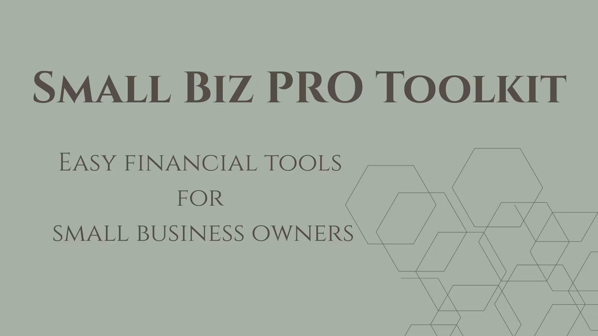 Small Biz PRO Toolkit