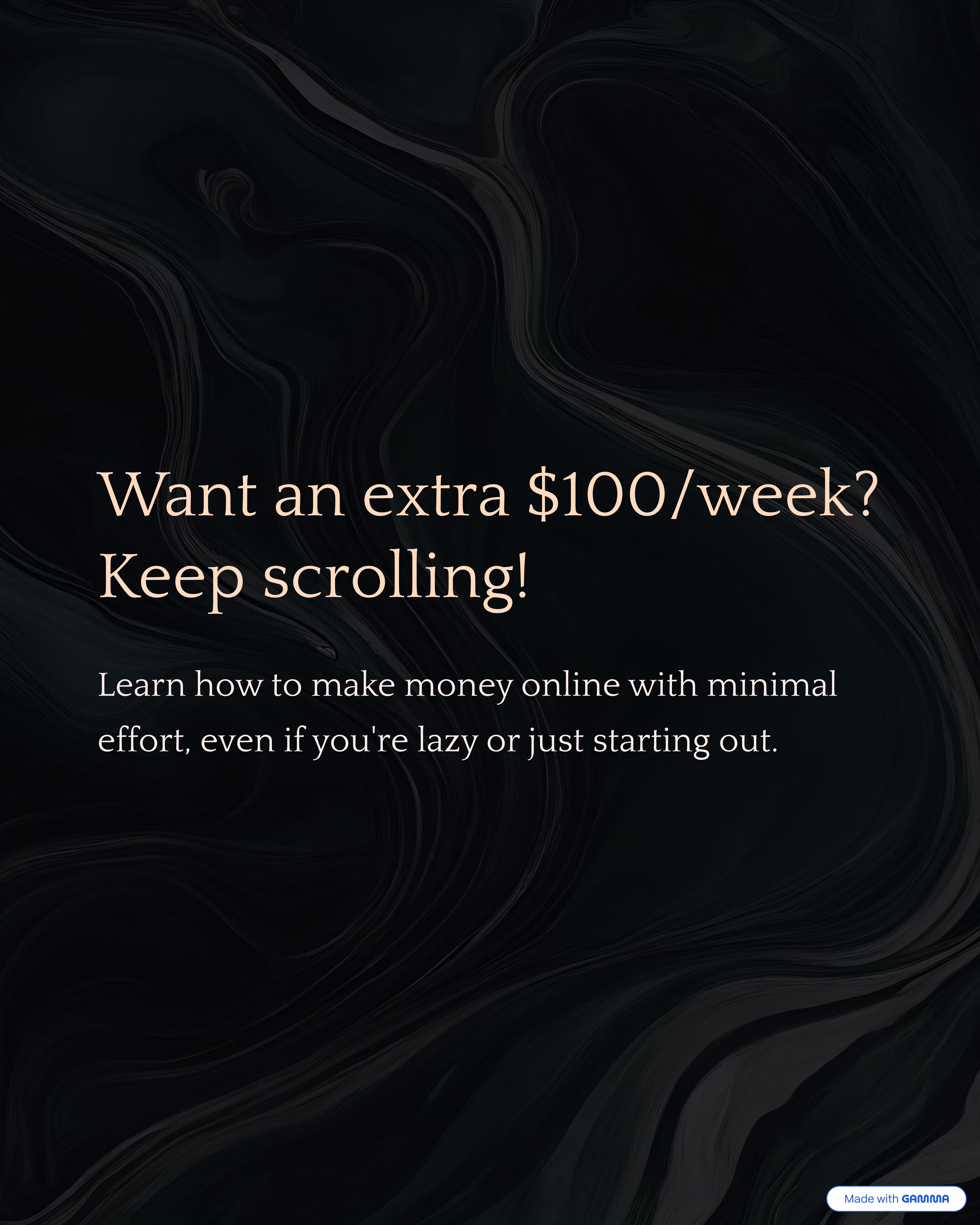  the laziest way to make 100$ 