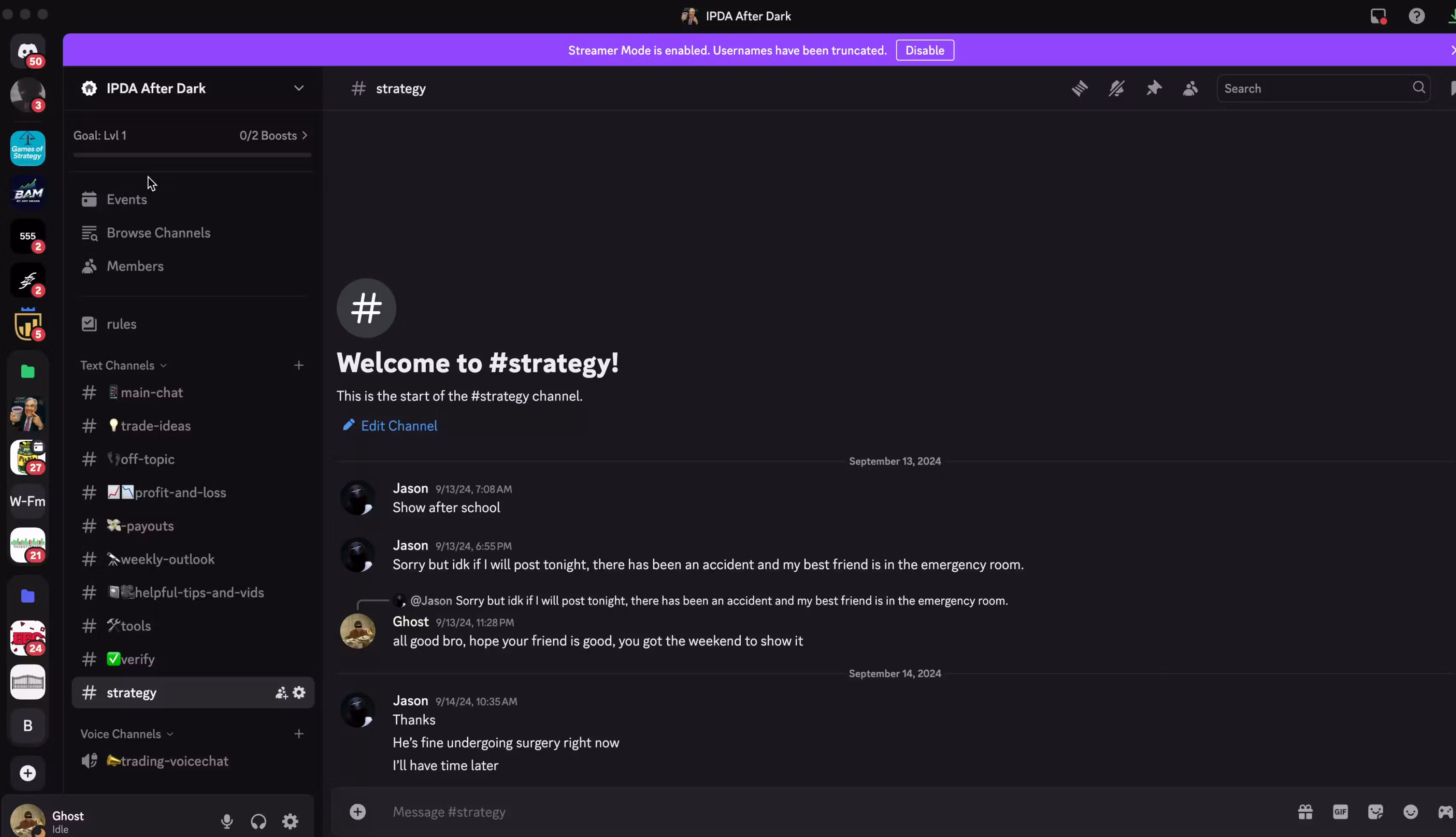 Free discord community