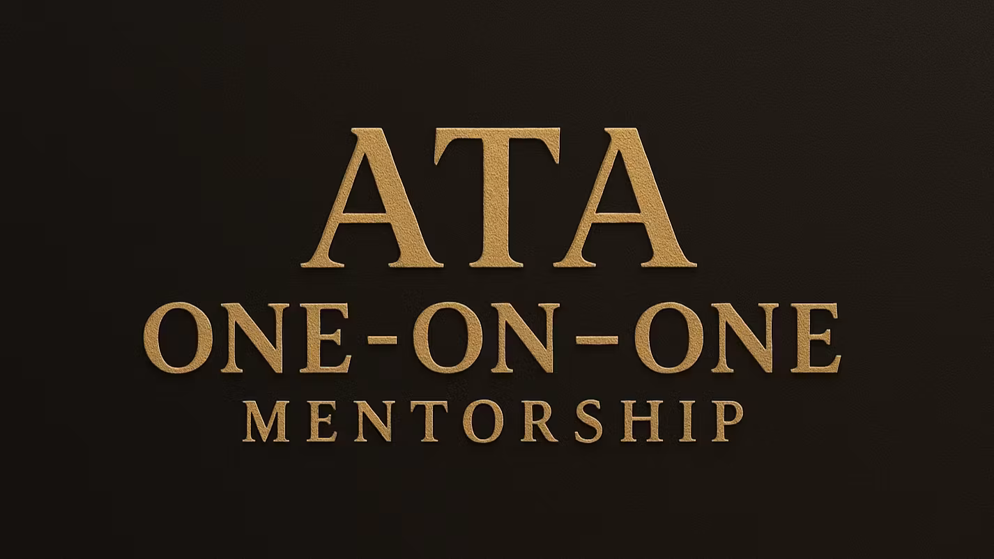 ATA one-on-one mentorship