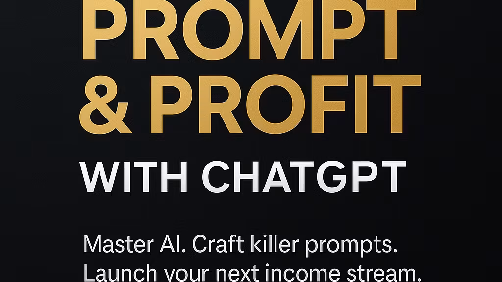 Prompt & Profit with ChatGPT