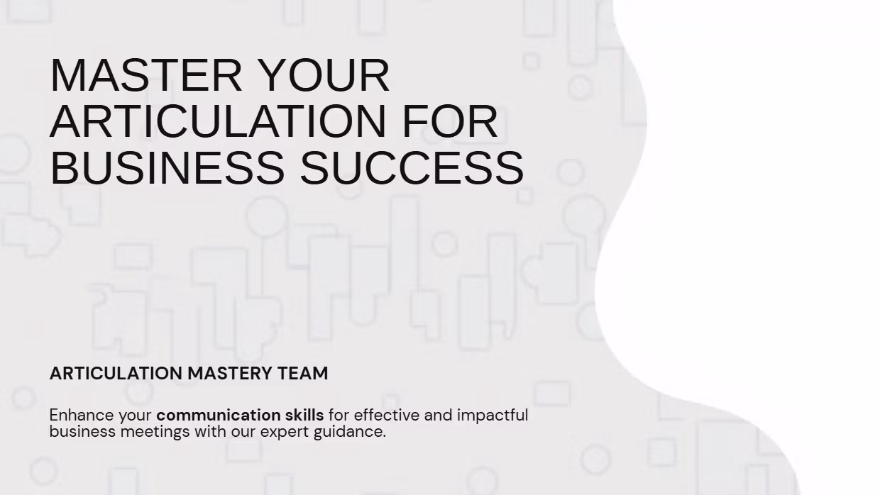 Articulation Mastery