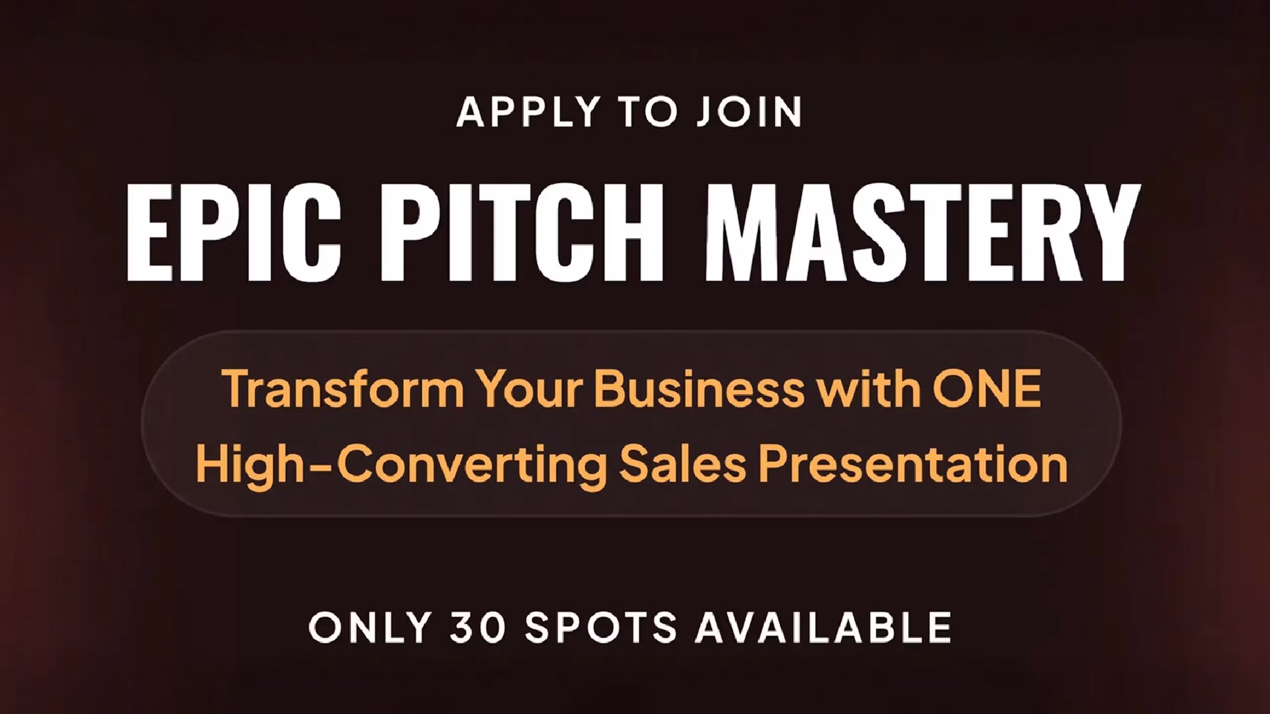 Epic Pitch Mastermind