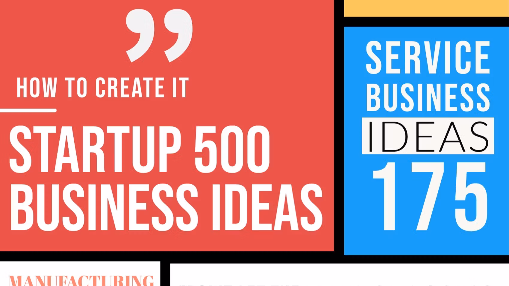 STARTUP 500 BUSINESS IDEAS 