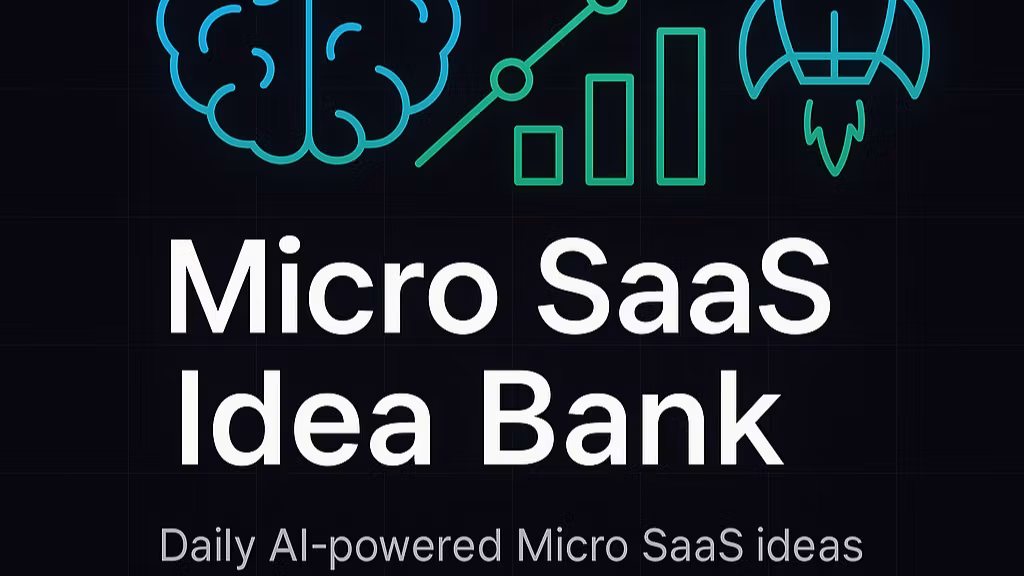 AI SaaS Idea Bank