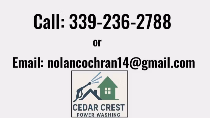 Cedar crest power washing 