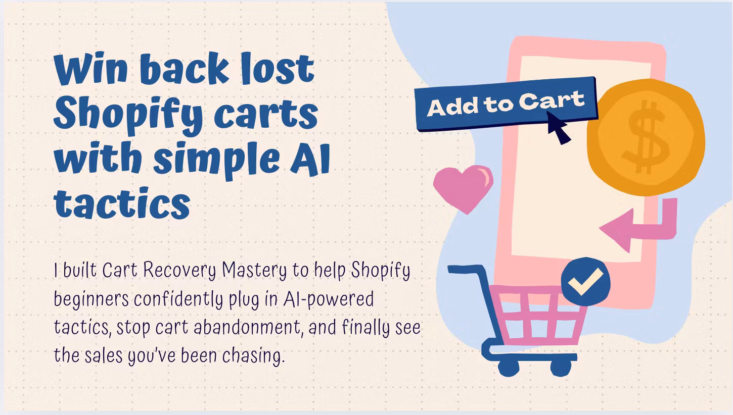 Win back lost Shopify carts