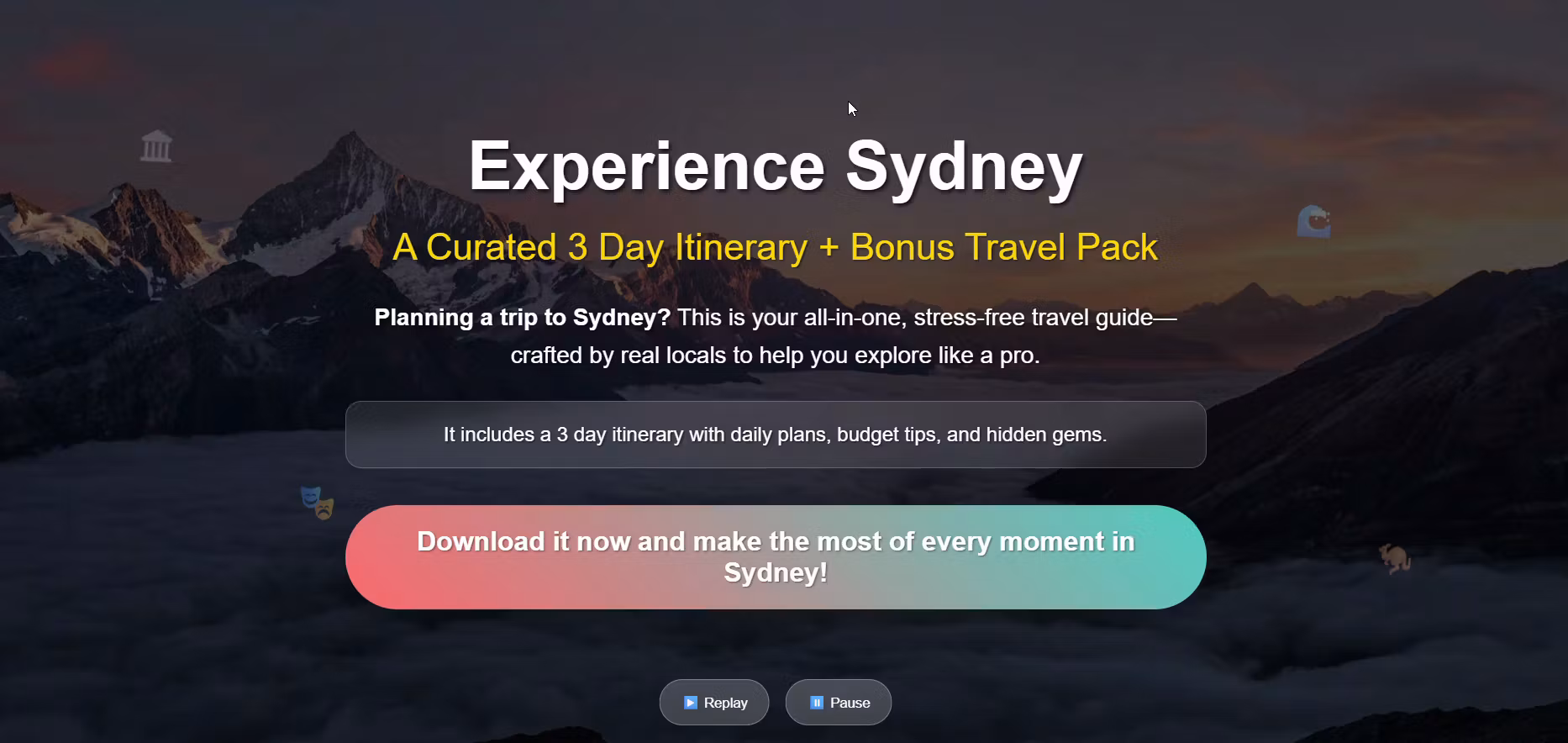 Travel to SYDNEY