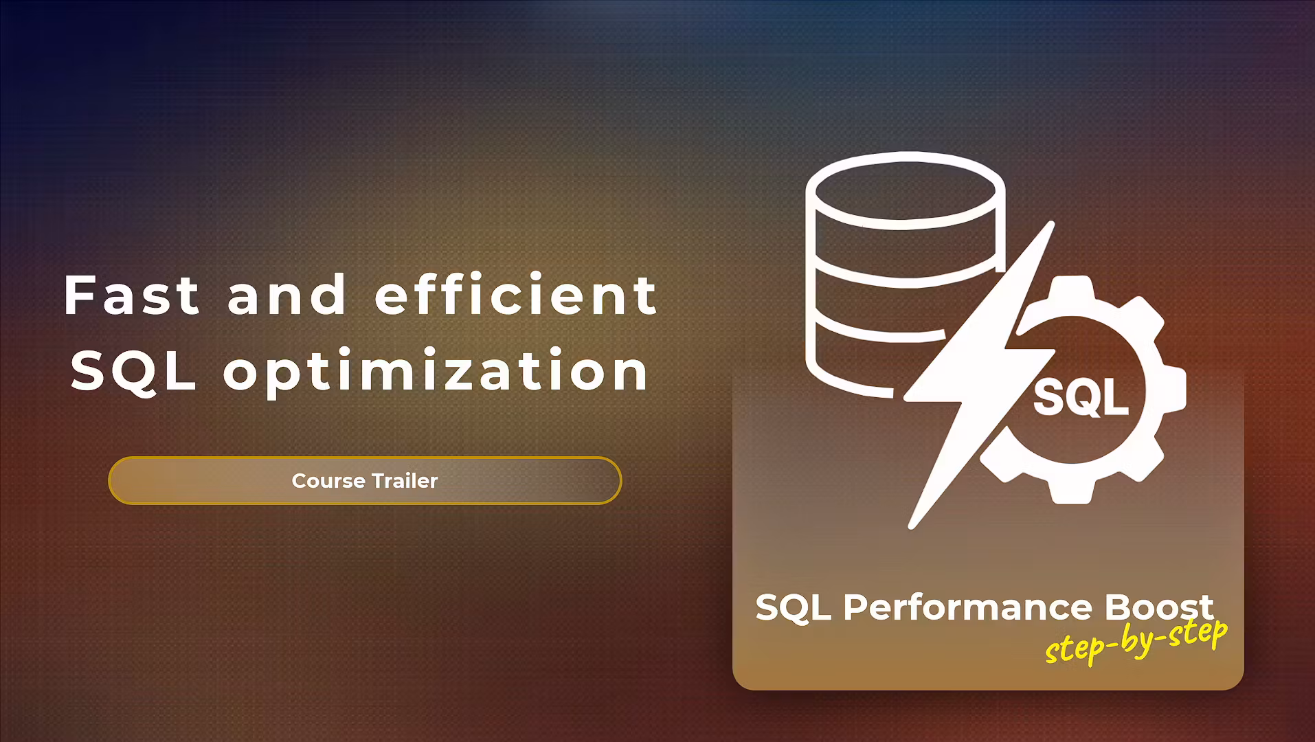 SQL Performance Boost