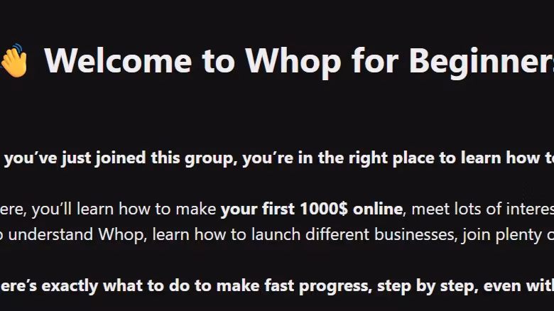 Whop Tutorials for Beginners