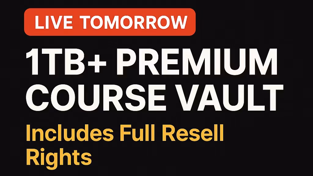 1TB+ Resale Course Pack