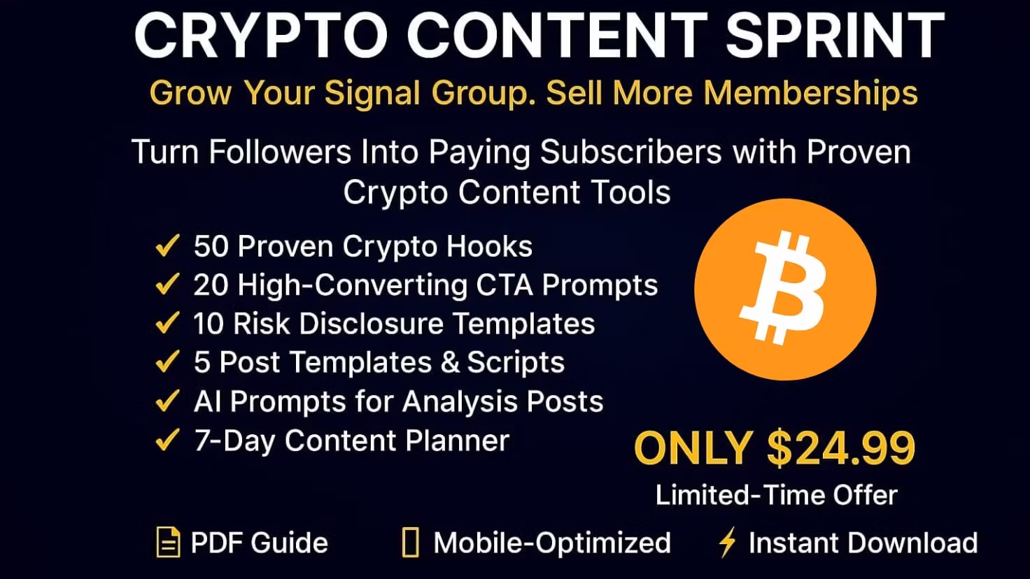 Crypto Content Sprint