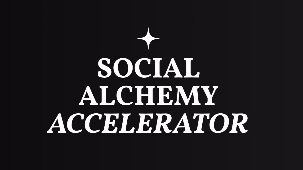 Social Alchemy Accelerator