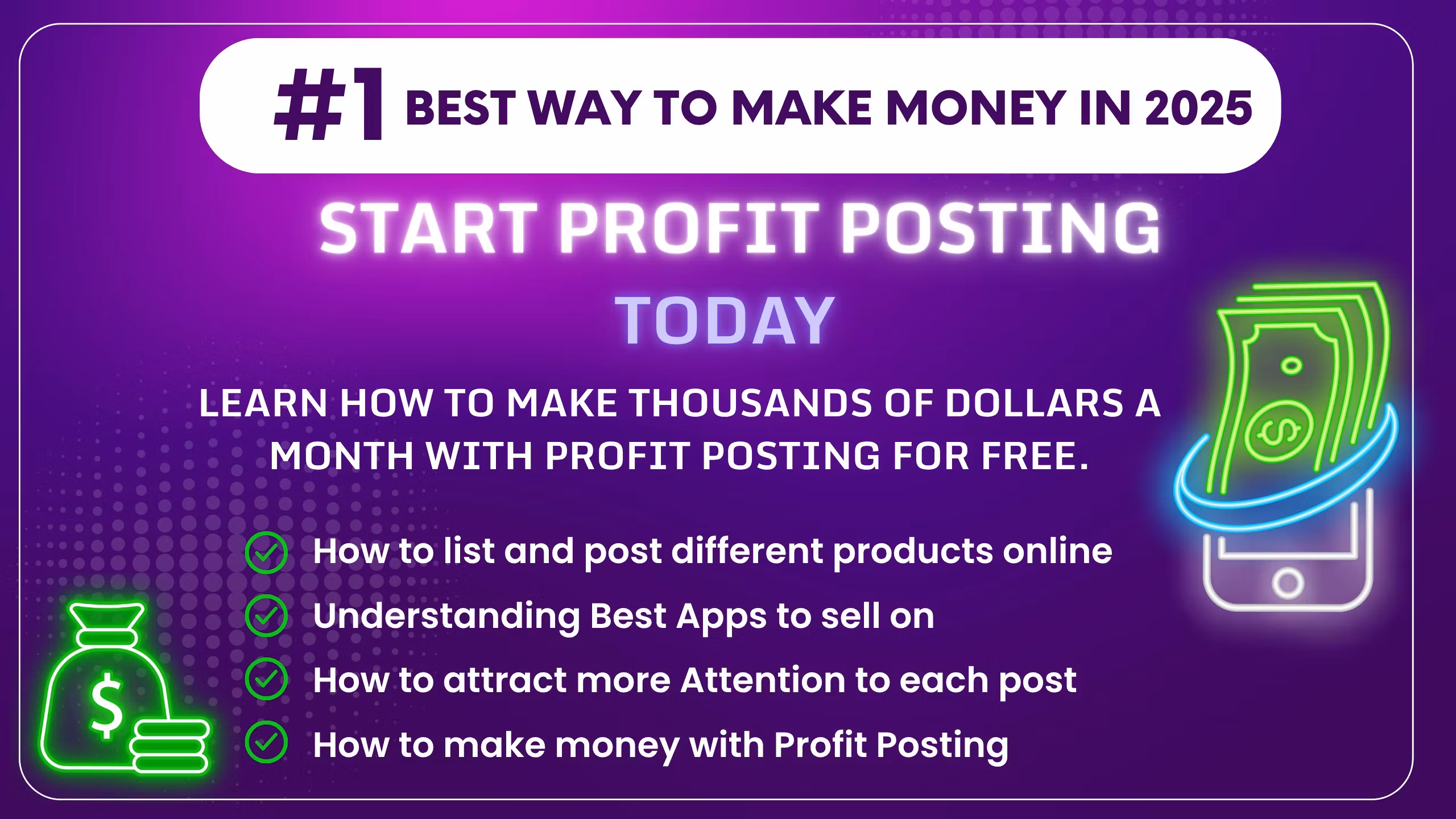 Advanced profit posting 