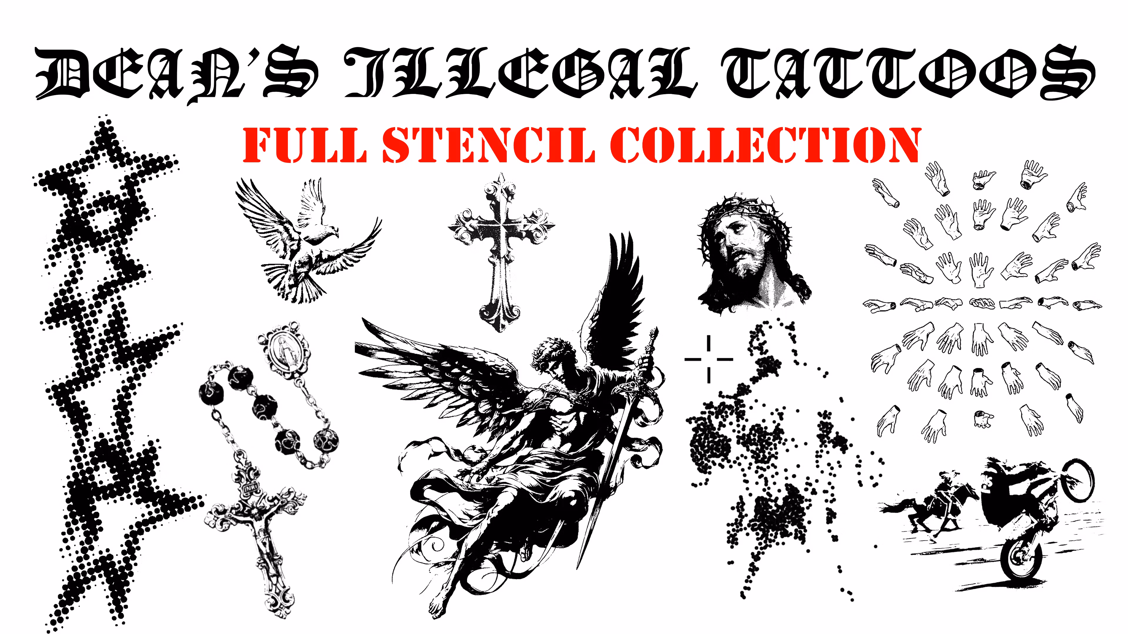 Dean's FULL STENCIL COLLECTION