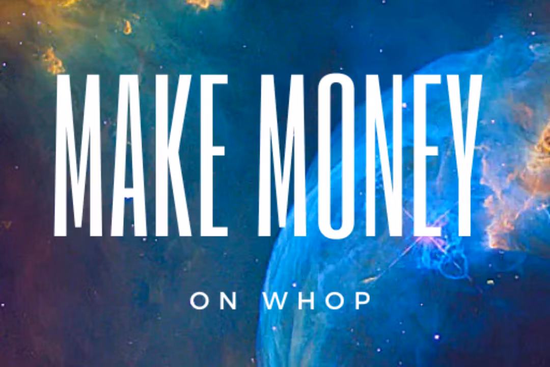 Make money on whop in 2025