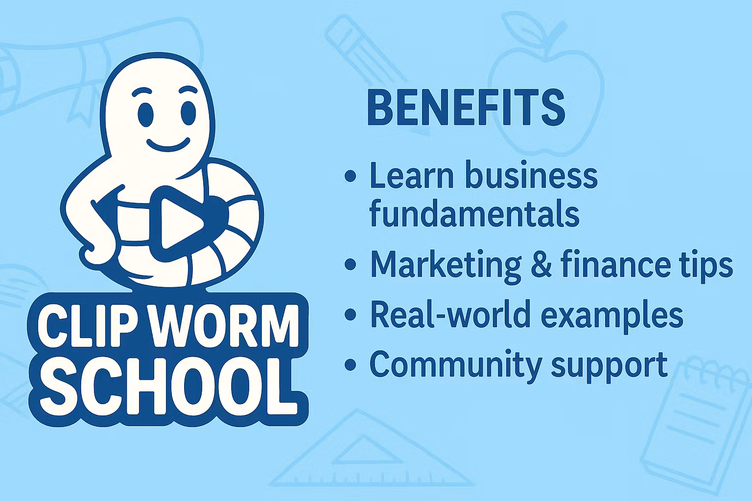 🏫 Clip Worm School