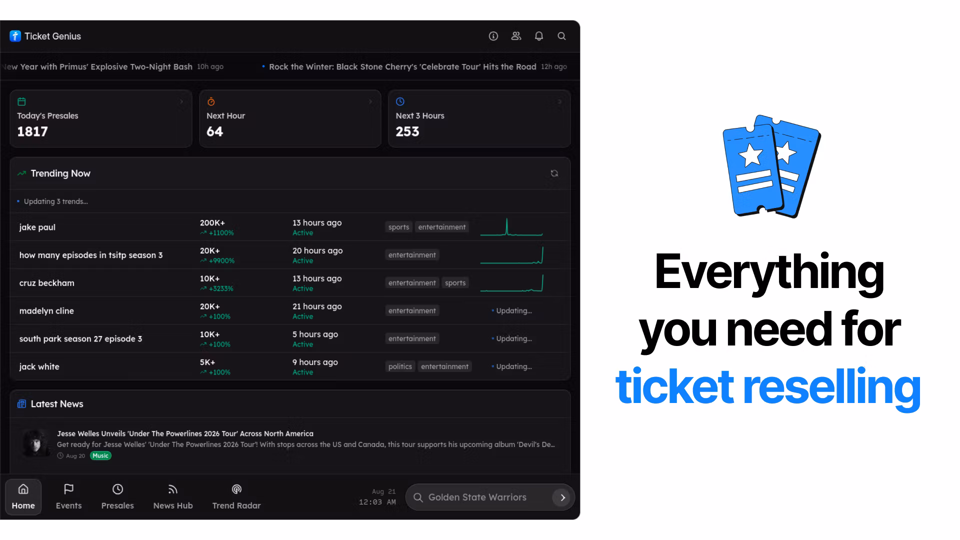 TicketGenius Plus