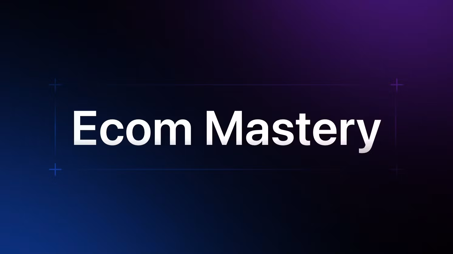 Ecom Mastery Masterclass Loek