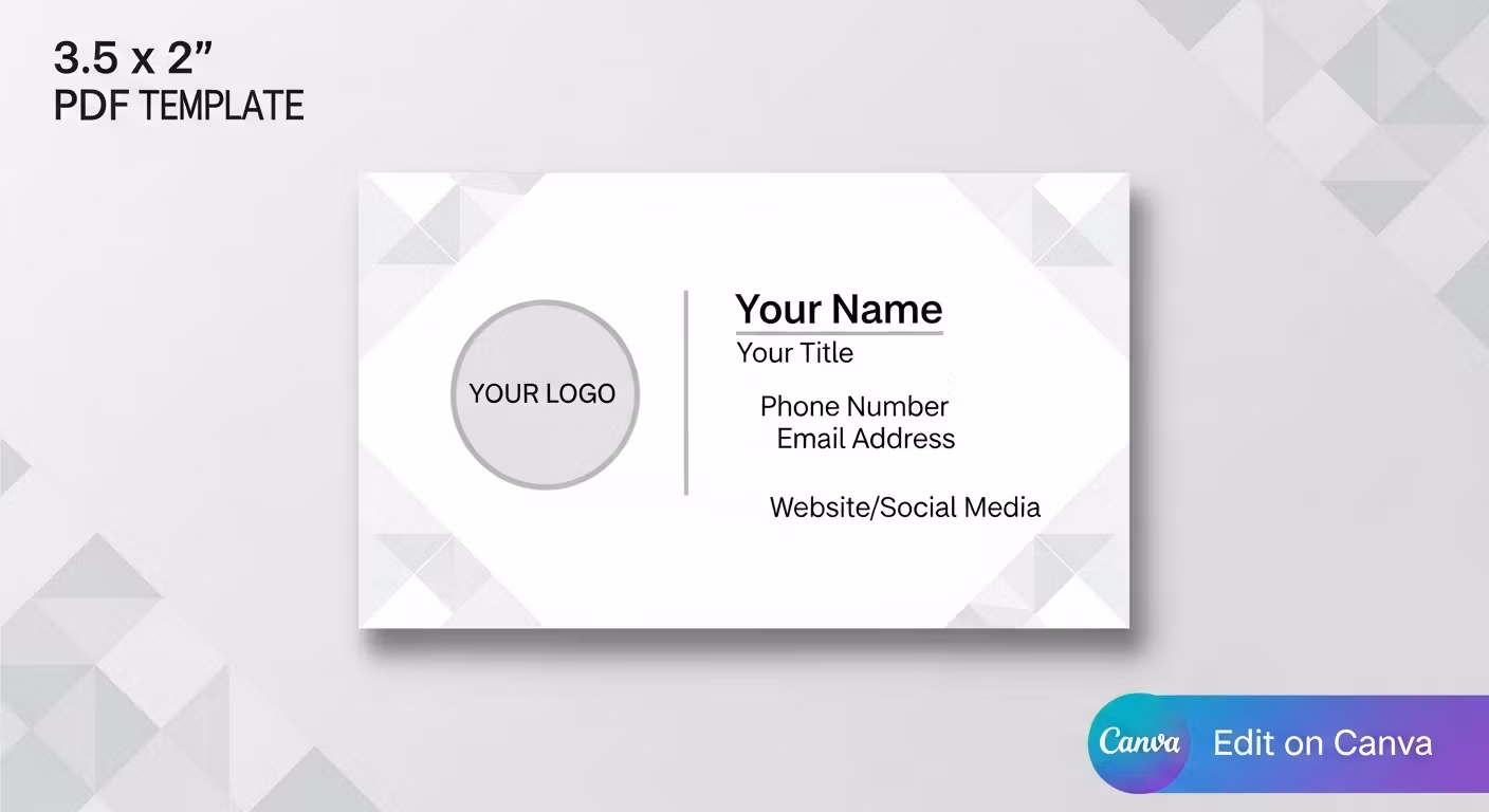 Coffee Shop Card Template