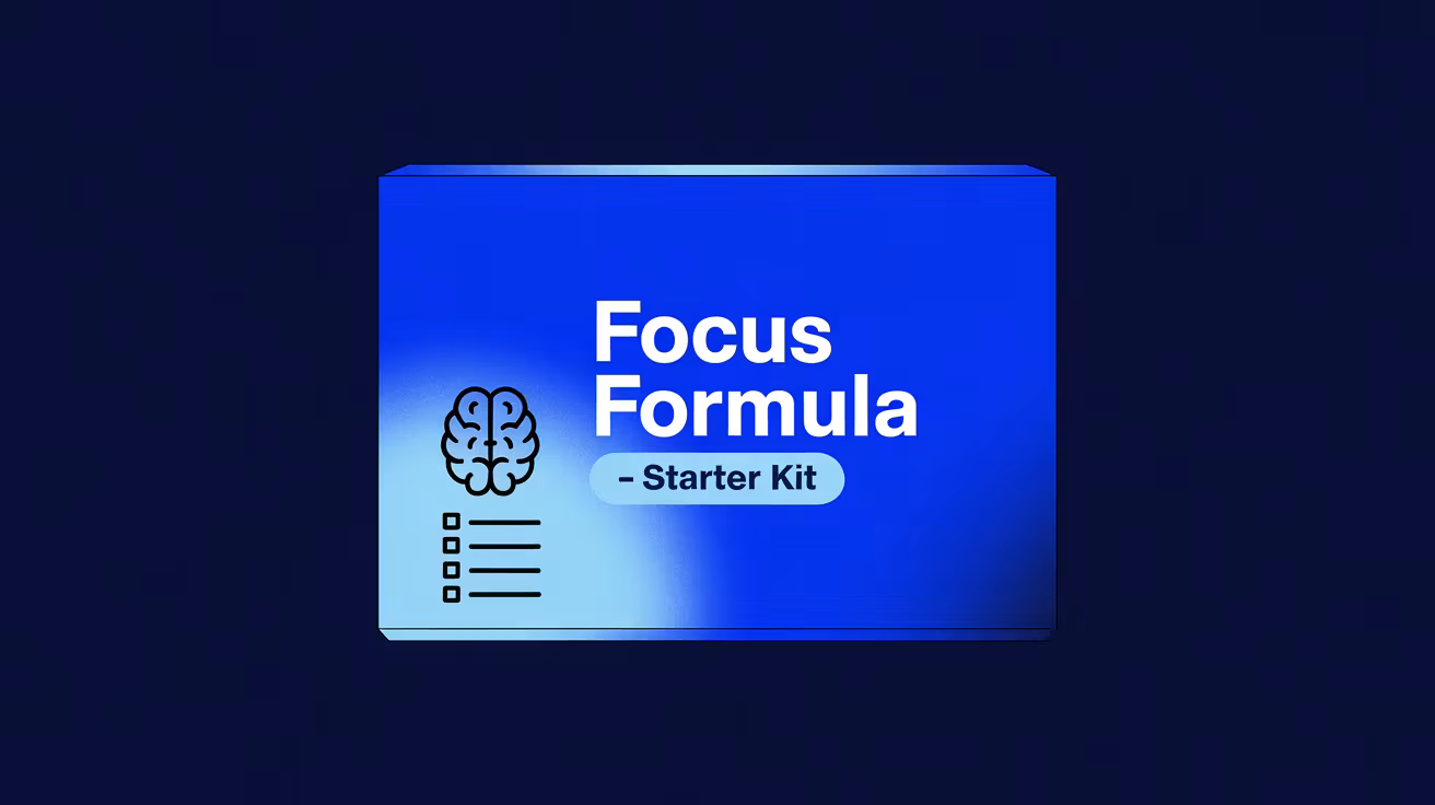 Focus Formula - Starter