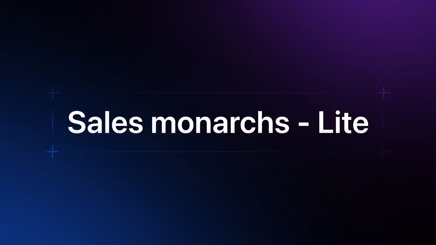 Free Trail - Sales Monarchs Li