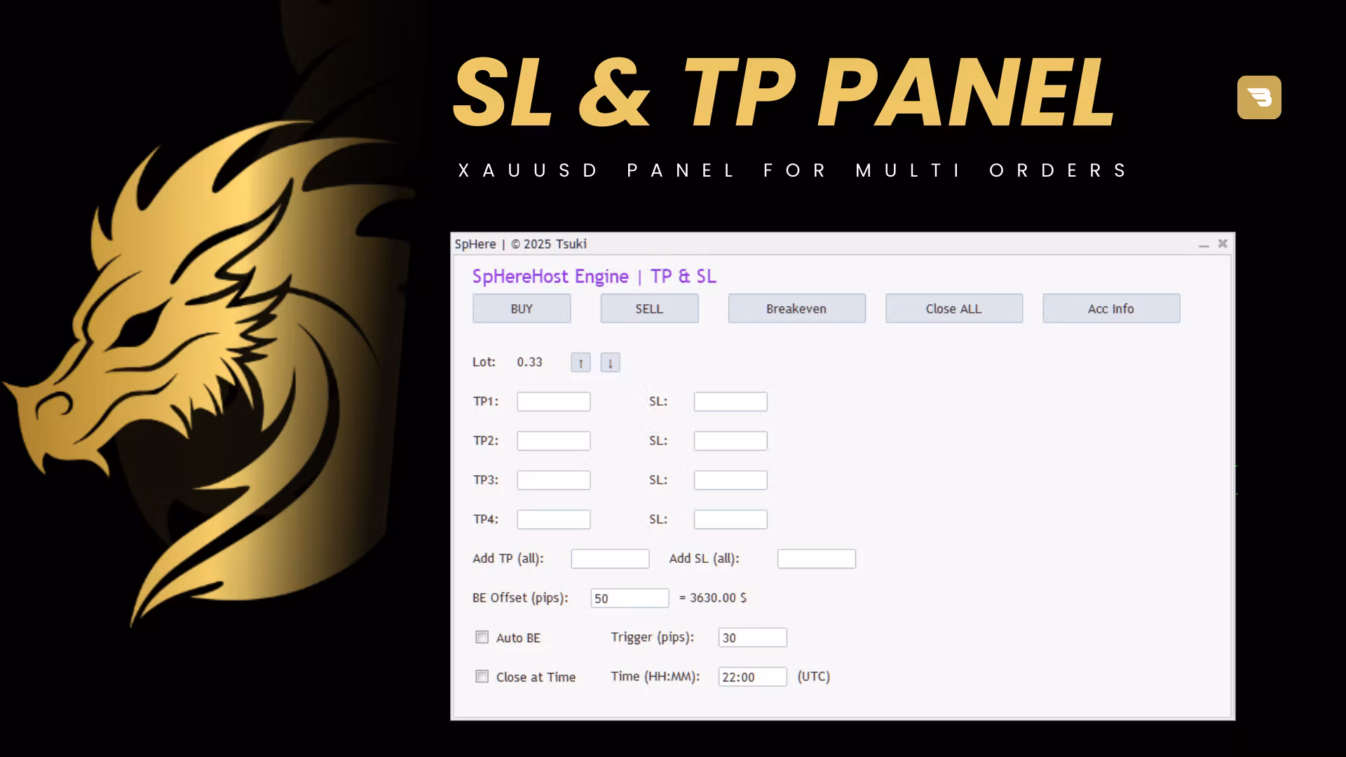 MT5 Script for TP & SL  | EA |