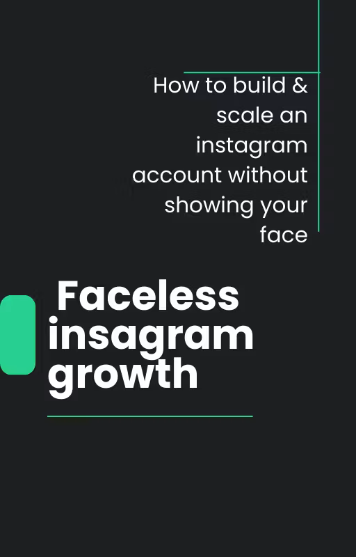 Faceless instagram growth