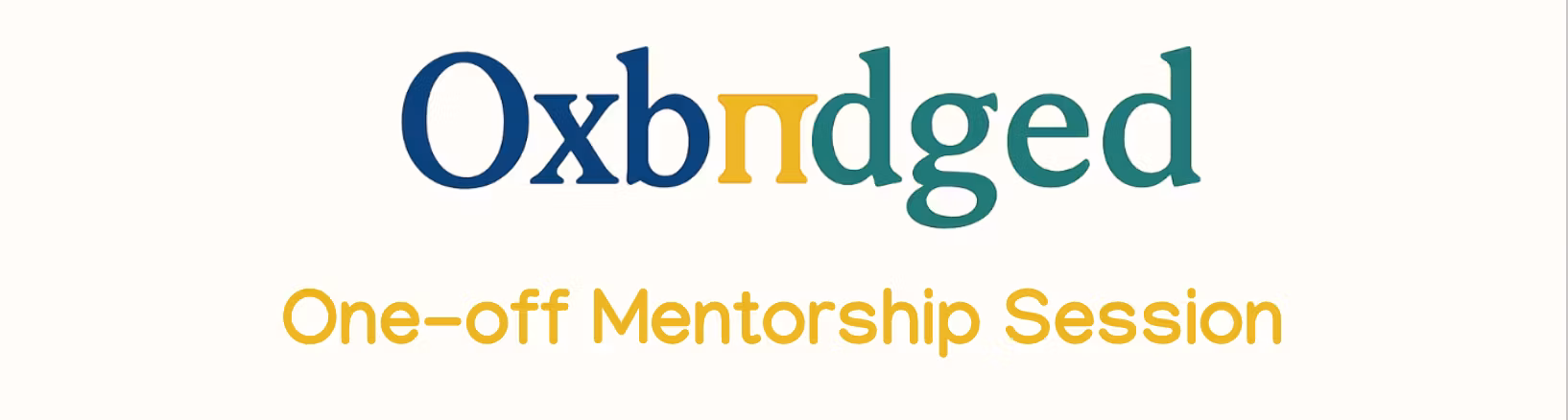 One-Off Mentorship Session