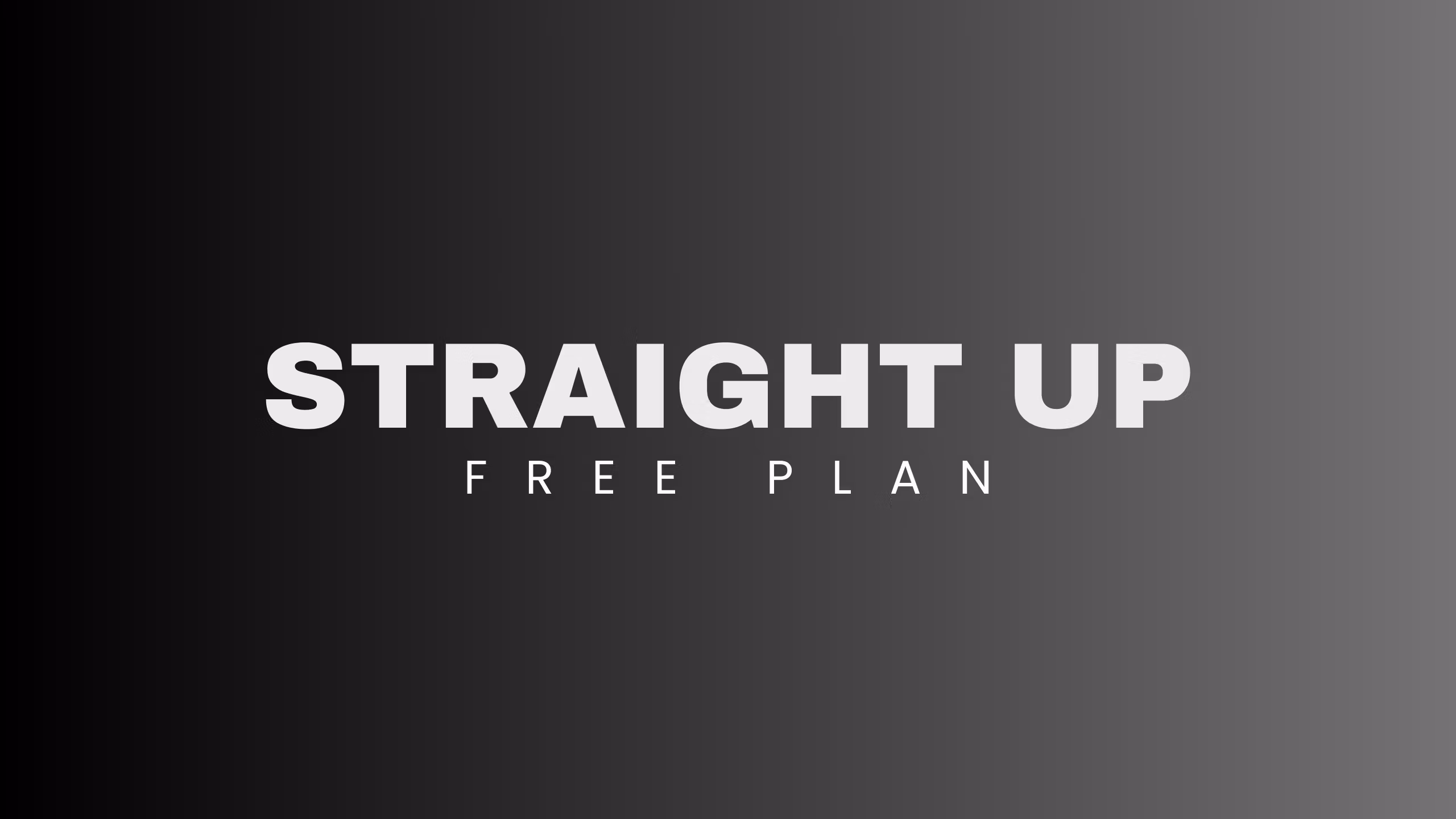 StraightUp - Free Membership