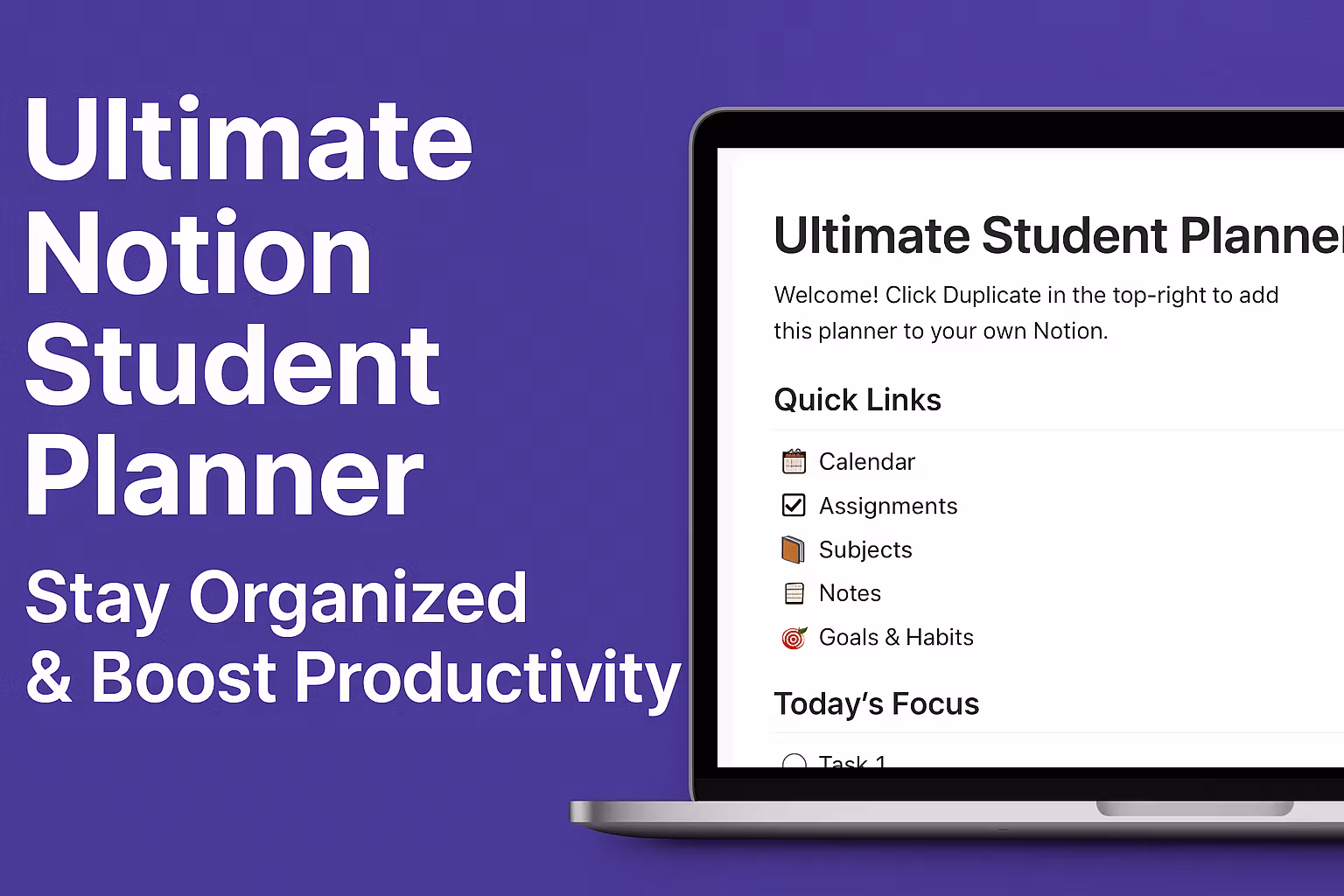 Ultimate Notion StudentPlanner